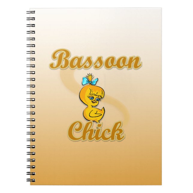 Caderno Espiral Pintinho Bassoon (Frente)