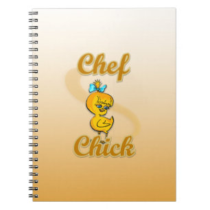Caderno Espiral Pintinho Chef