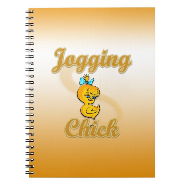 Caderno Espiral Pintinho corrida (Frente)