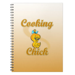 Caderno Espiral Pintinho cozinhar