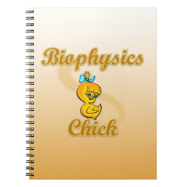 Caderno Espiral Pintinho de biofísica (Frente)