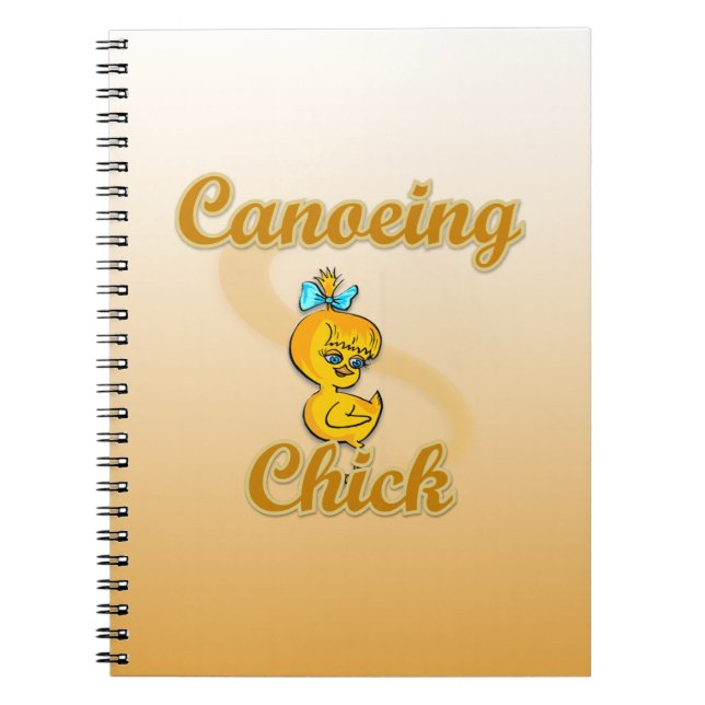 Caderno Espiral Pintinho de Canoagem (Frente)