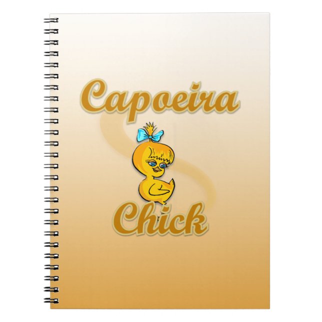 Caderno Espiral Pintinho de Capoeira (Frente)