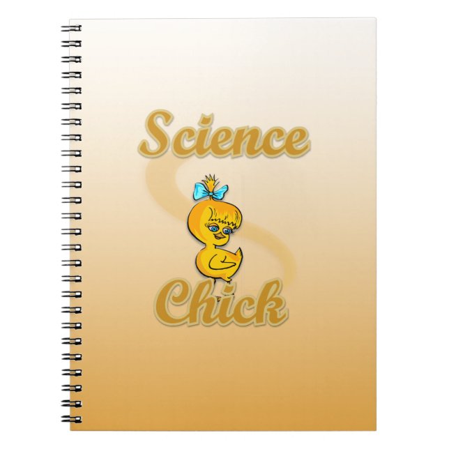 Caderno Espiral Pintinho de Ciências (Frente)