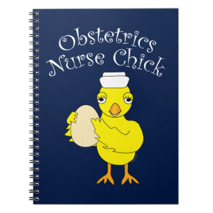 Caderno Espiral Pintinho de Enfermeiro Obstetrics