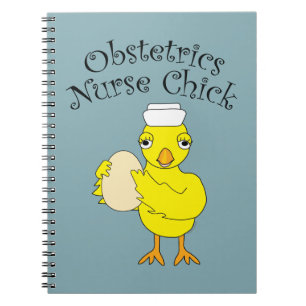 Caderno Espiral Pintinho de Enfermeiro Obstetrics