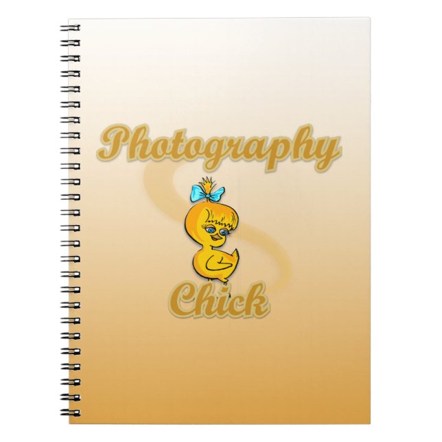 Caderno Espiral Pintinho de fotografia (Frente)