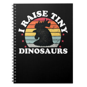 Caderno Espiral Pintinho De Frango Eu Levanto Dinossauros Pequenos