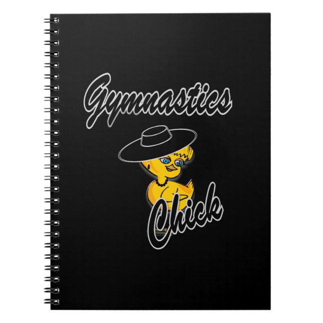 Caderno Espiral Pintinho de ginástica 4 (Frente)