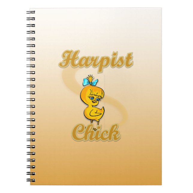 Caderno Espiral Pintinho de Harpist (Frente)
