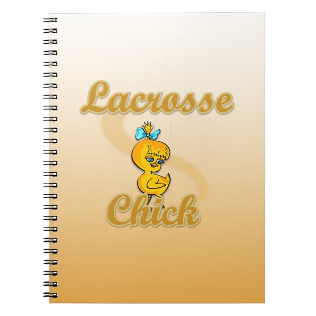 Caderno Espiral Pintinho de Lacrosse (Frente)