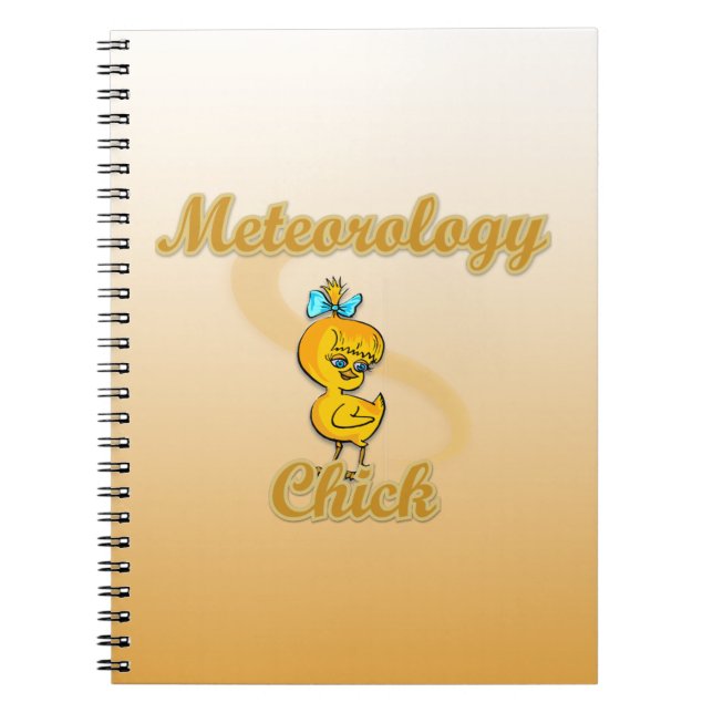 Caderno Espiral Pintinho de meteorologia (Frente)