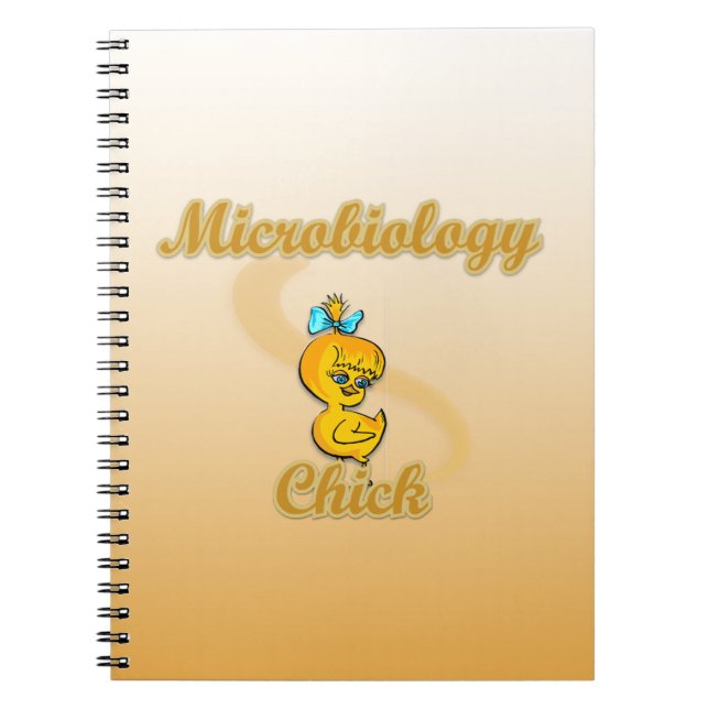 Caderno Espiral Pintinho de microbiologia (Frente)