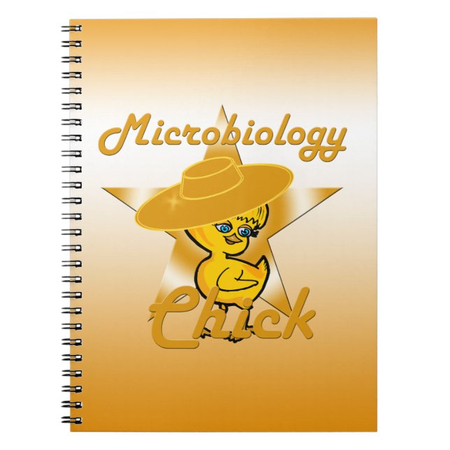 Caderno Espiral Pintinho de Microbiologia nº 10 (Frente)