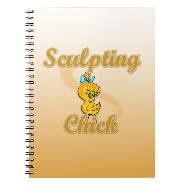 Caderno Espiral Pintinho de modelagem (Frente)