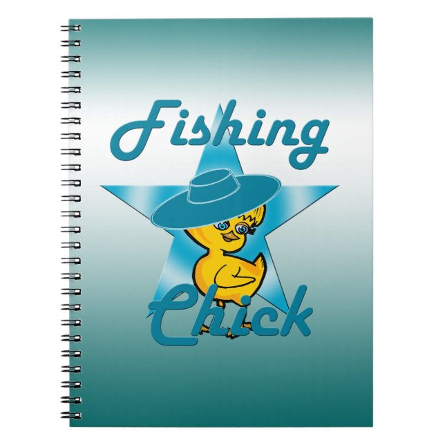 Caderno Espiral Pintinho de pesca nº 7 (Frente)