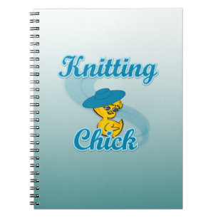 Caderno Espiral Pintinho de tricô 3
