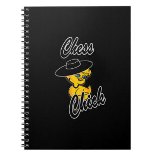 Caderno Espiral Pintinho de xadrez nº 4