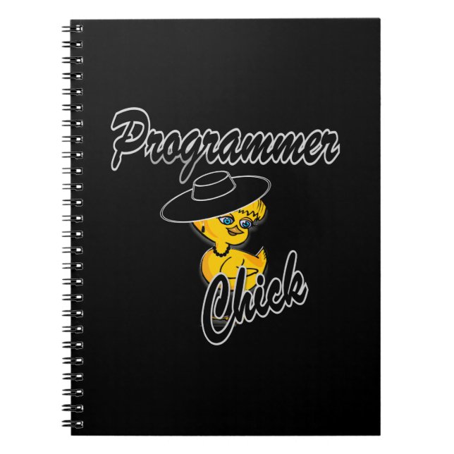 Caderno Espiral Pintinho do programador nº 4 (Frente)