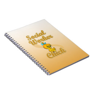 Caderno Espiral Pintinho do trabalhador social