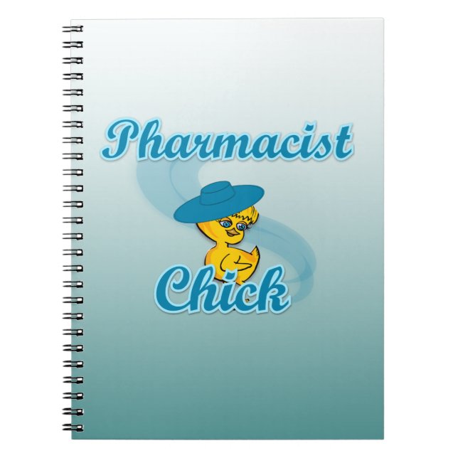 Caderno Espiral Pintinho Farmacêutico 3 (Frente)