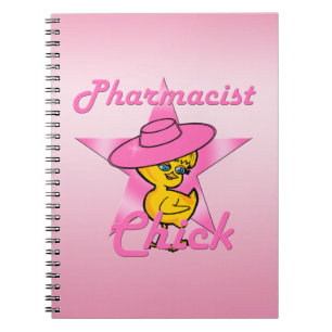 Caderno Espiral Pintinho farmacêutico nº 8