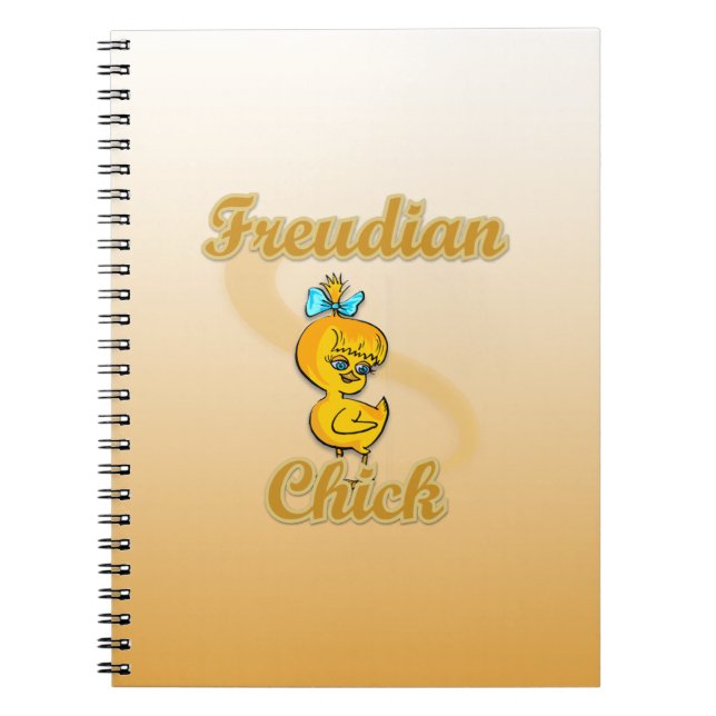 Caderno Espiral Pintinho Freudiano (Frente)