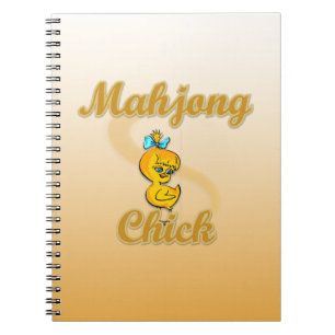 Caderno Espiral Pintinho Mahjong