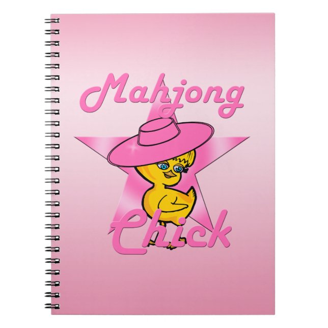 Caderno Espiral Pintinho Mahjong nº 8 (Frente)