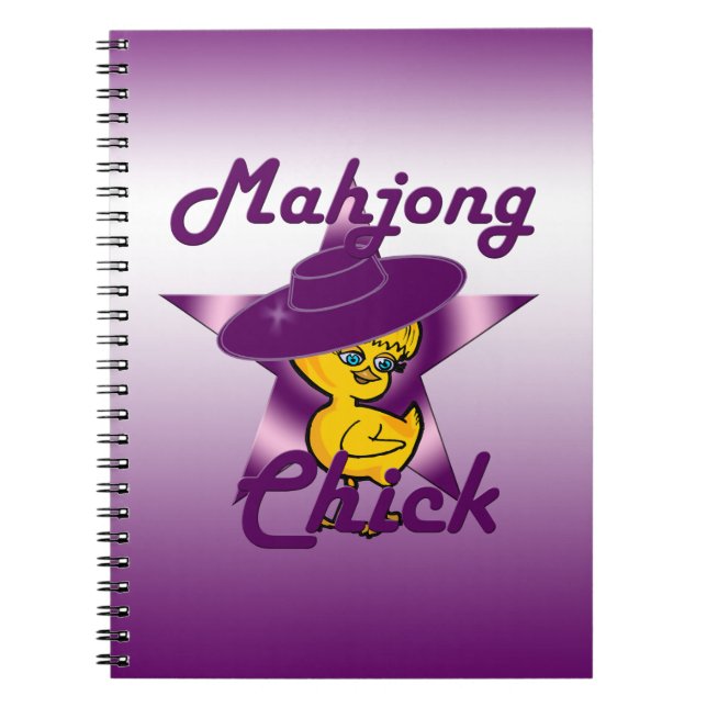Caderno Espiral Pintinho Mahjong nº 9 (Frente)