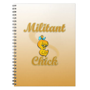 Caderno Espiral Pintinho militante