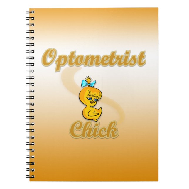 Caderno Espiral Pintinho optometrista (Frente)