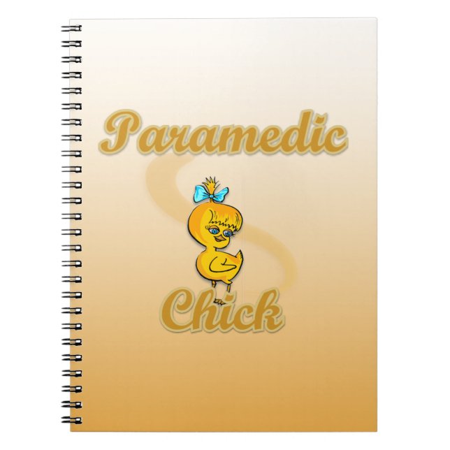 Caderno Espiral Pintinho paramédico (Frente)