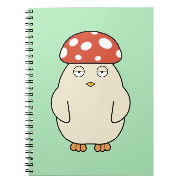 Caderno Espiral Pintinho Shroompey (Frente)