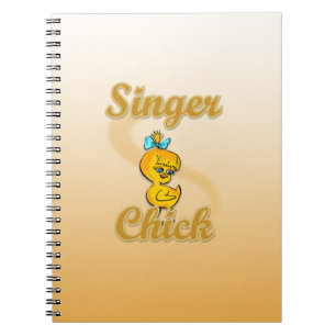 Caderno Espiral Pintinho Singer