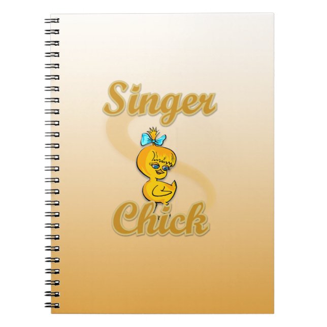 Caderno Espiral Pintinho Singer (Frente)