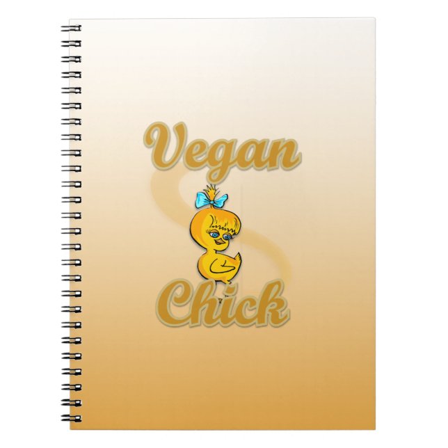 Caderno Espiral Pintinho Vegan (Frente)