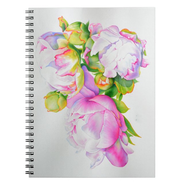Caderno Espiral Pintor branco-rosa-esbelto-esbranquiçado (Frente)
