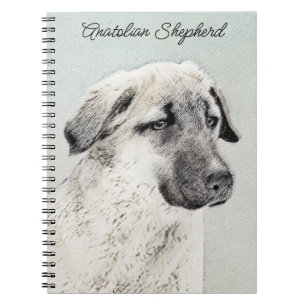 Caderno Espiral Pintura Anatoliana Shepherd - Arte Original para C