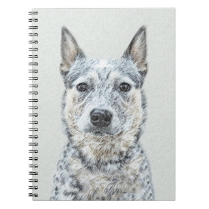 Caderno Espiral Pintura Australiana de Cães de Gado - Arte Origin