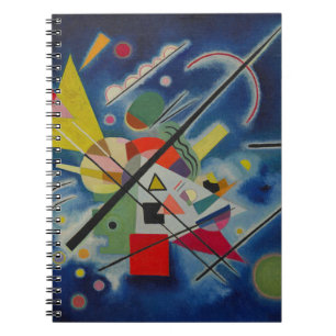 Caderno Espiral Pintura azul de Kandinsky