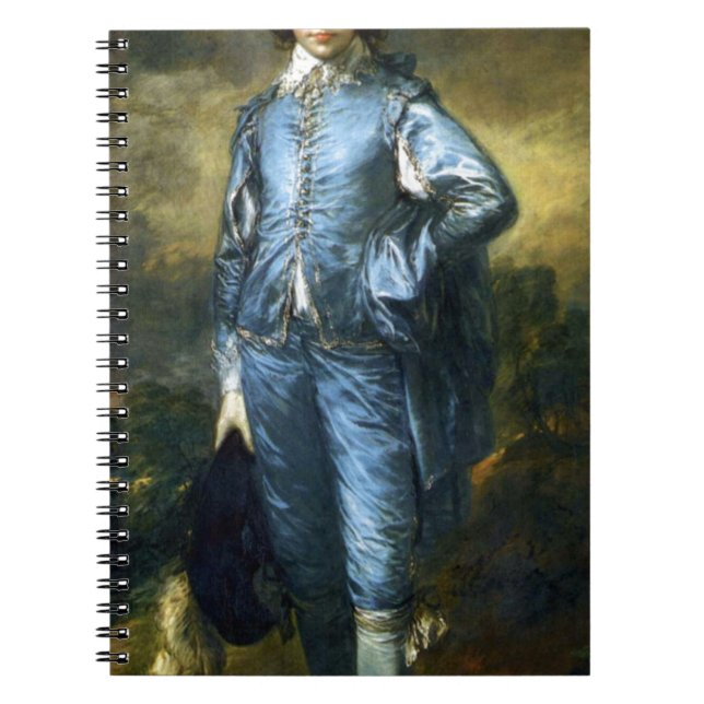 Caderno Espiral Pintura da arte de Thomas Gainsborough: O menino (Frente)