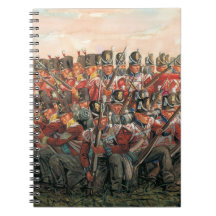 Pintura das guerras napoleônicas da infantaria bri