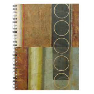 Caderno Espiral Pintura de Abstrato multitexturizada pelo Vision S