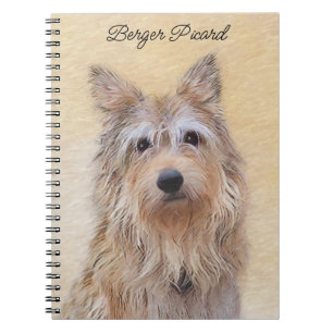 Caderno Espiral Pintura de Berger Picard - Arte de Cachorro Origin