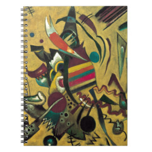 Caderno Espiral Pintura de Canvas de Pontos Kandinsky