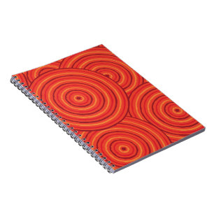 Caderno Espiral Pintura de linha original