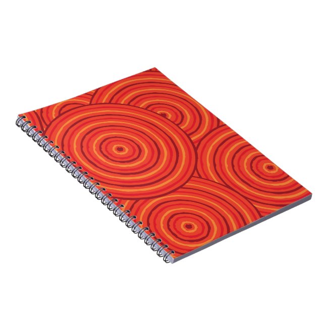 Caderno Espiral Pintura de linha original (Lado Direito)