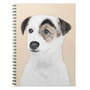 Caderno Espiral Pintura de Parson Jack Russell Terrier - Arte Cani