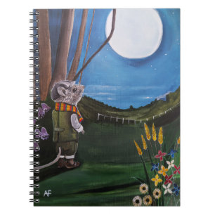 Caderno Espiral Pintura Desejando a Lua de Alfred Fox